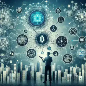 "Startup Fintech Indonesia menawarkan solusi pinjaman berbasis blockchain untuk mendukung UMKM, menggambarkan inovasi keuangan digital yang membantu pengembangan usaha kecil di Indonesia."