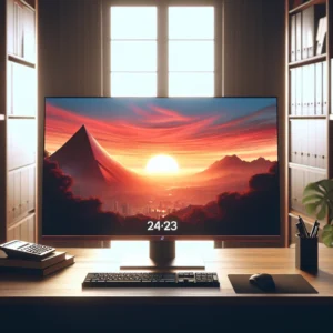 "Surface Studio 3 All-in-One computer showcased in Indonesia, featuring a sleek design and advanced technology for creative professionals."